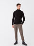 LC Waikiki Turtleneck Long Sleeve Men's Tricot Sweater